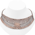 Royal Haematite | Luxury CZ Crystal Choker Set