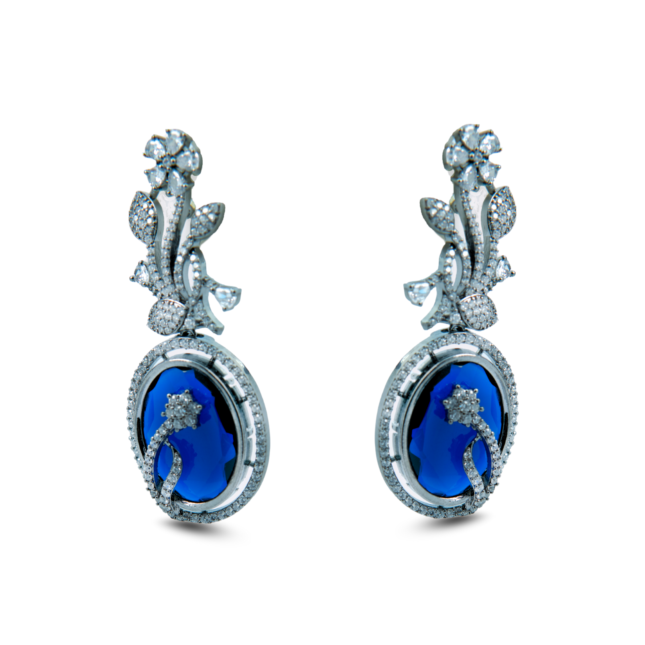 Sapphire Tinesl | Luxury CZ Crystal Earring