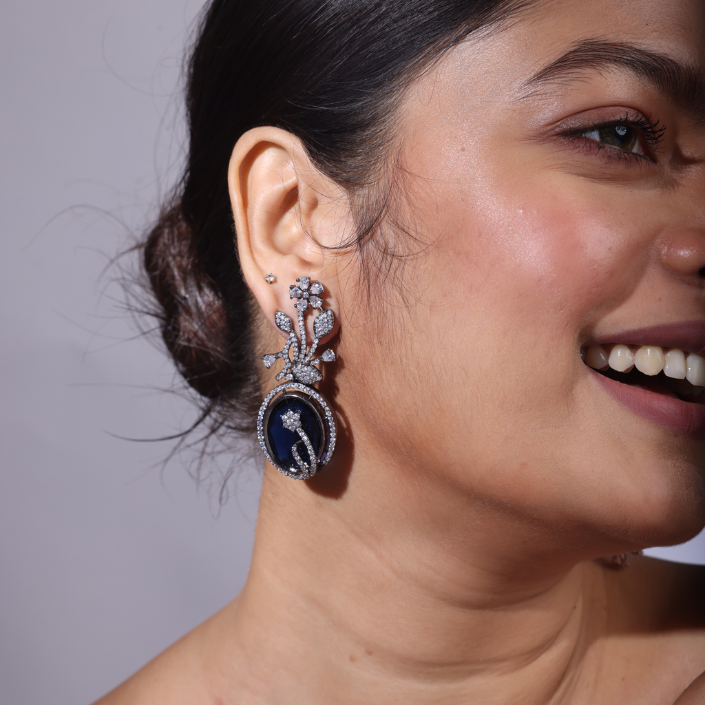 Sapphire Tinesl | Luxury CZ Crystal Earring