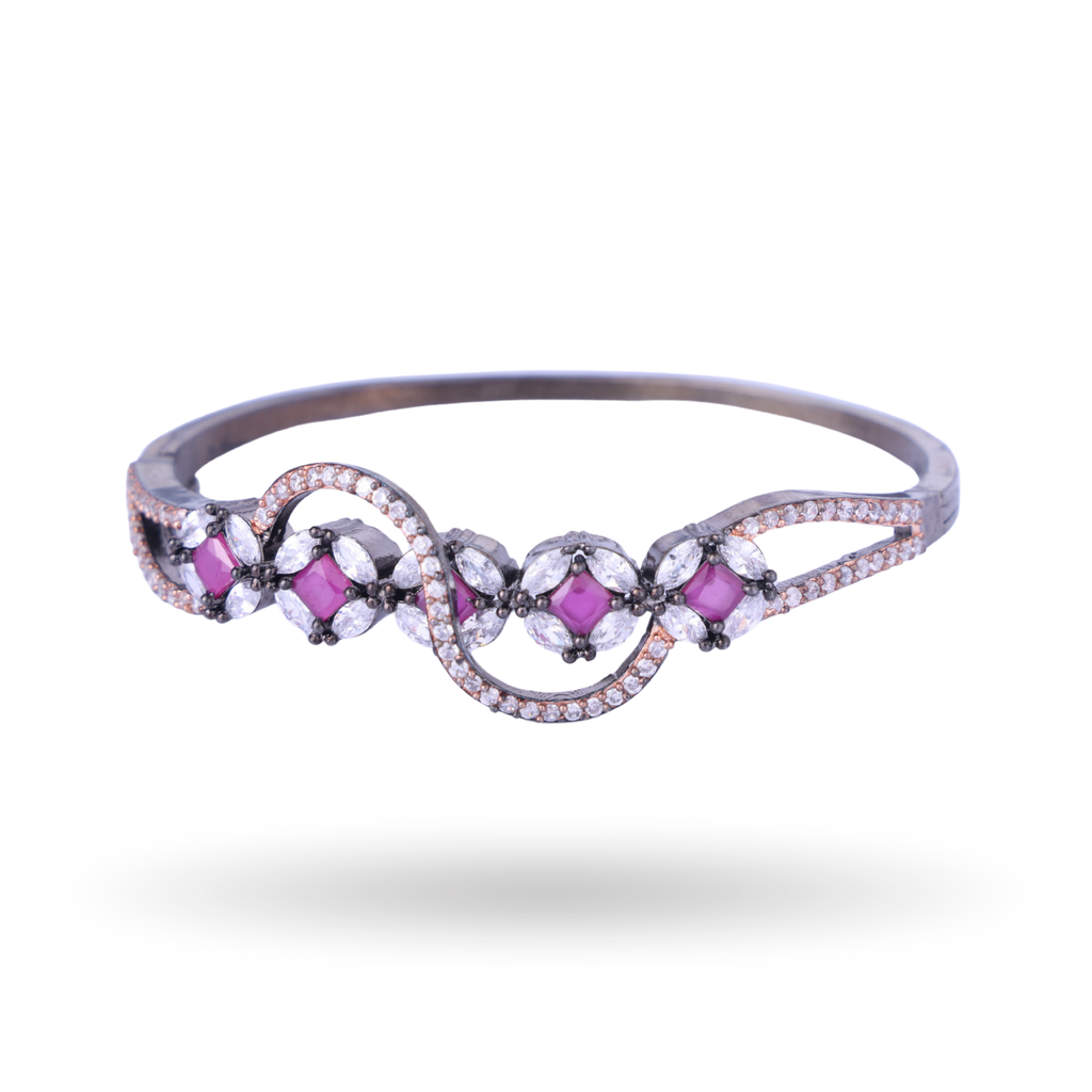 Scapenova | Ruby | Premium CZ Crystal Bracelet