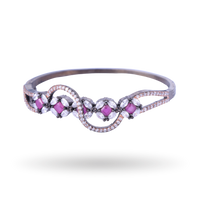 Scapenova | Ruby | Premium CZ Crystal Bracelet