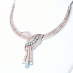 Sea Gooseberry | Signature CZ Crystal Necklace Set