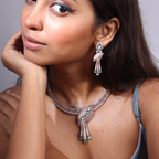 Sea Gooseberry | Signature CZ Crystal Necklace Set