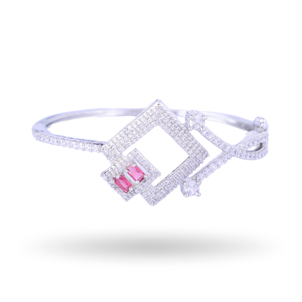 Shimmersphere | Ruby | Luxury CZ Crystal Bracelet