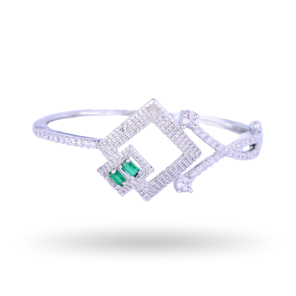 Shimmersphere | Emerald | Luxury CZ Crystal Bracelet
