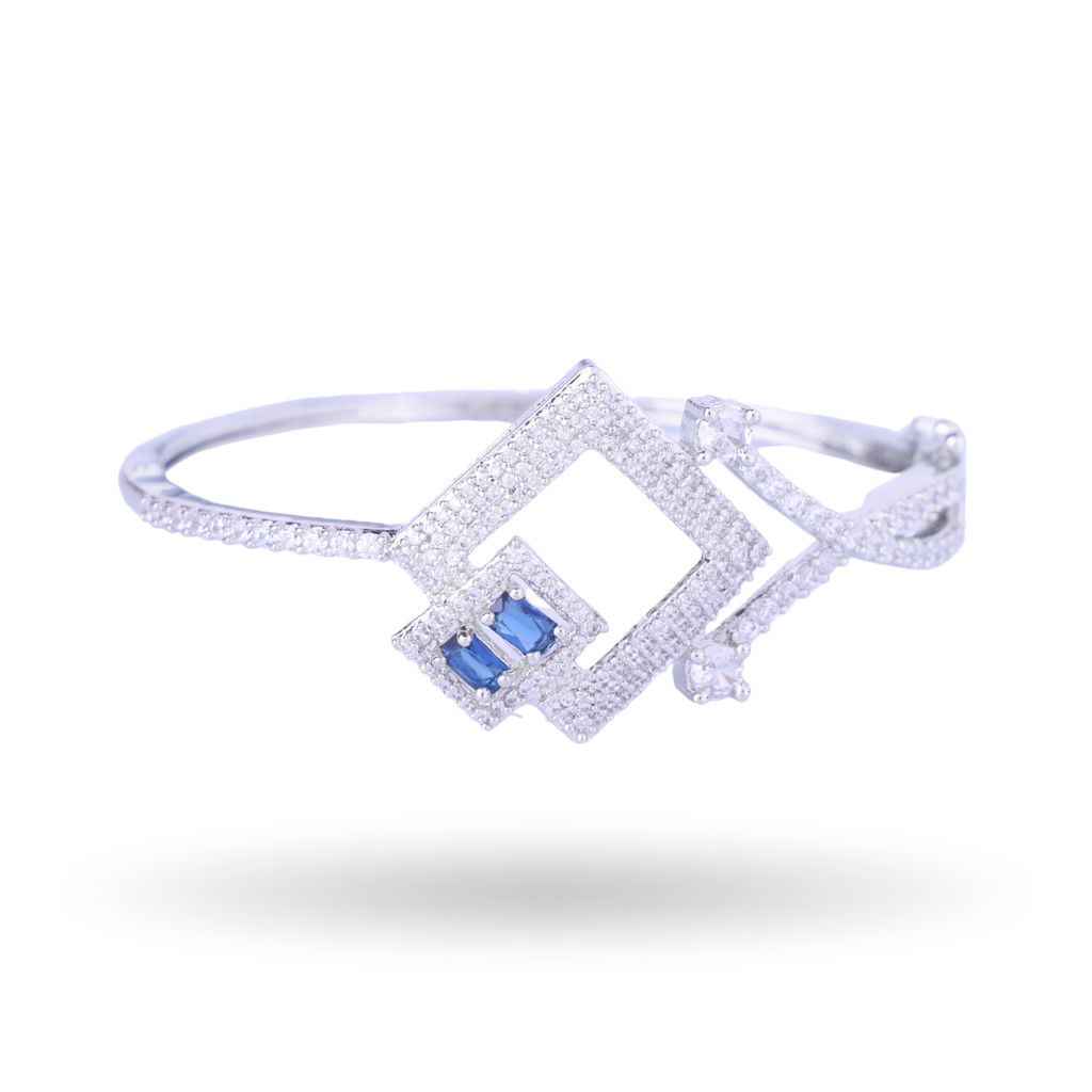 Shimmersphere | Sapphire | Luxury CZ Crystal Bracelet