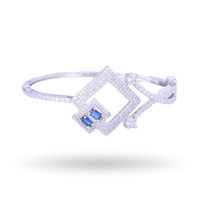 Shimmersphere | Sapphire | Luxury CZ Crystal Bracelet