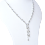 Silver Strands | Premium CZ Crystal Necklace Set