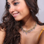 Solace Garland | Premium CZ Crystal Necklace Set