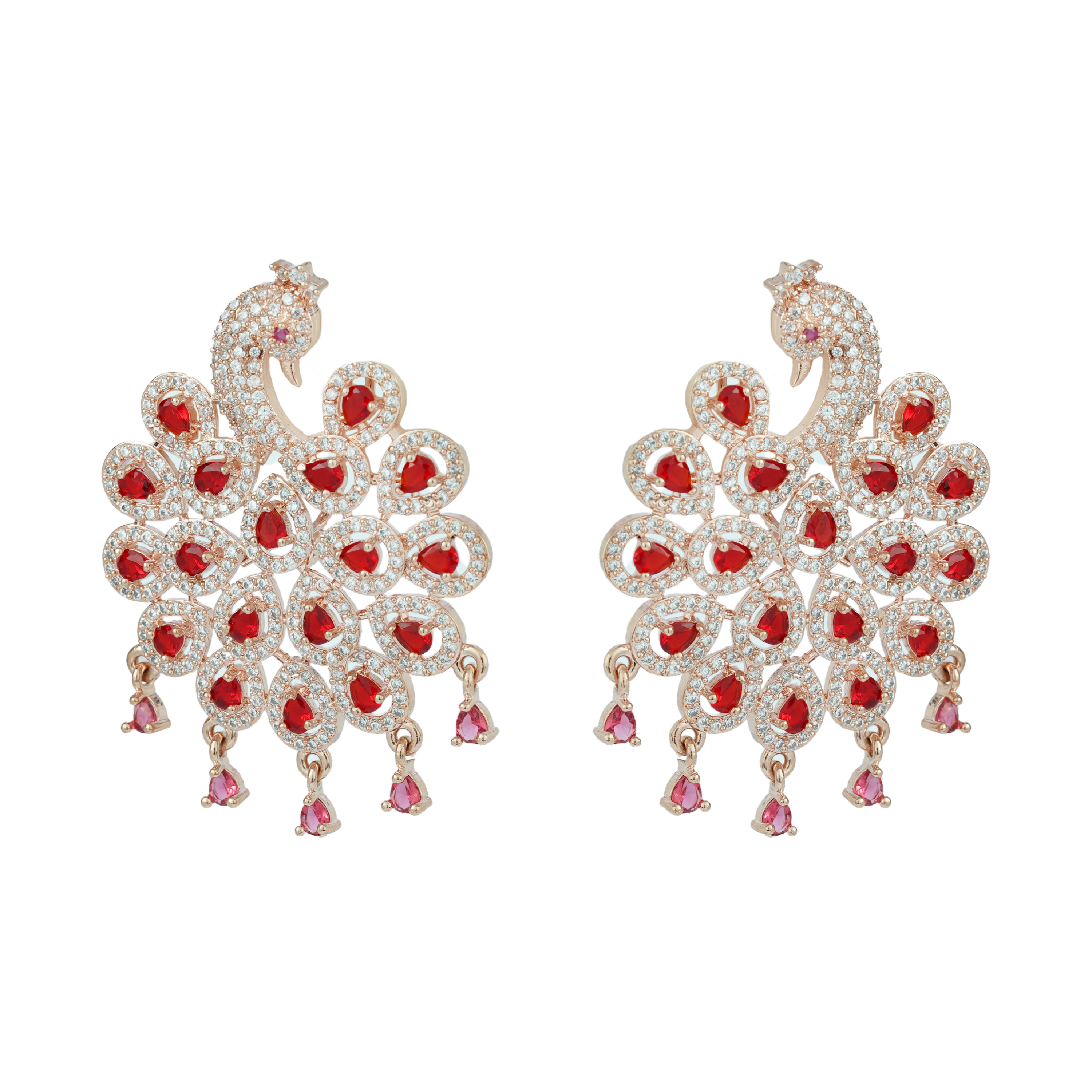 Solarion Peacock | Signature CZ Crystal Earring