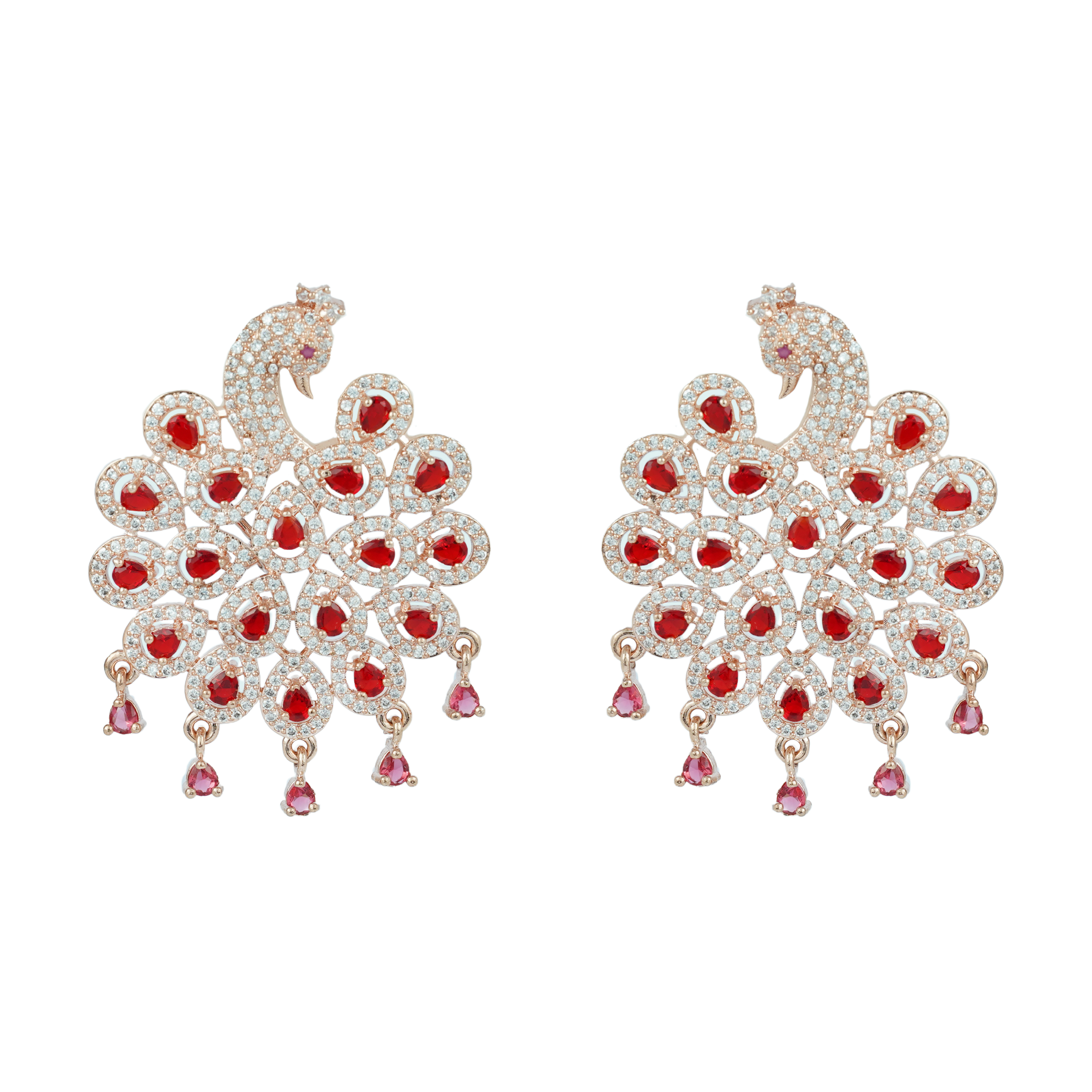 Solarion Peacock | Signature CZ Crystal Earring