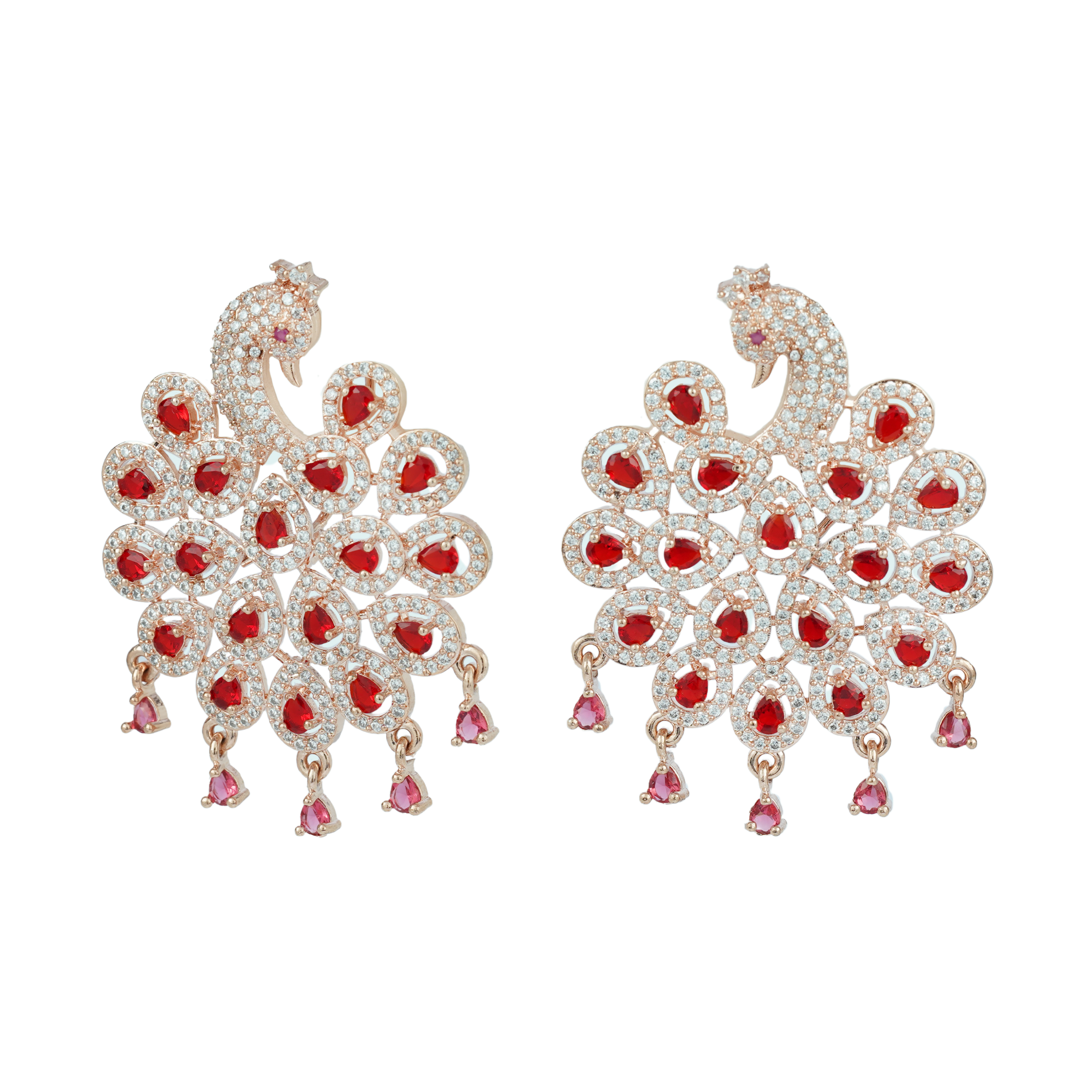 Solarion Peacock | Signature CZ Crystal Earring