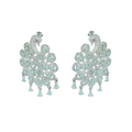 Solarion Peacock | Mint Green | Signature CZ Crystal Earring