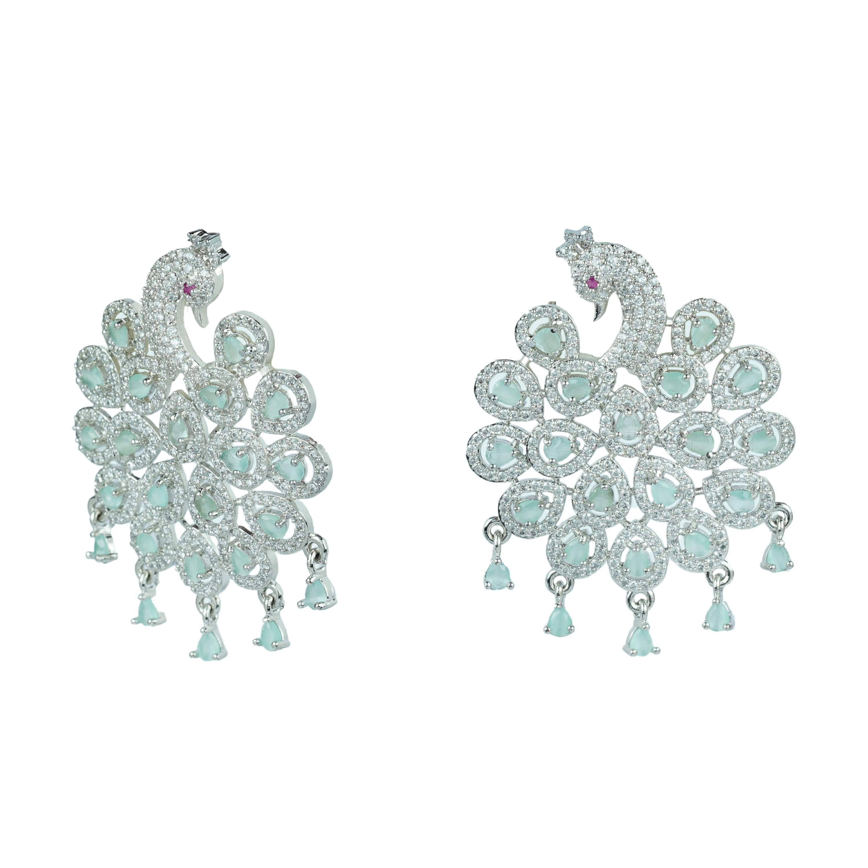 Solarion Peacock | Signature CZ Crystal Earring