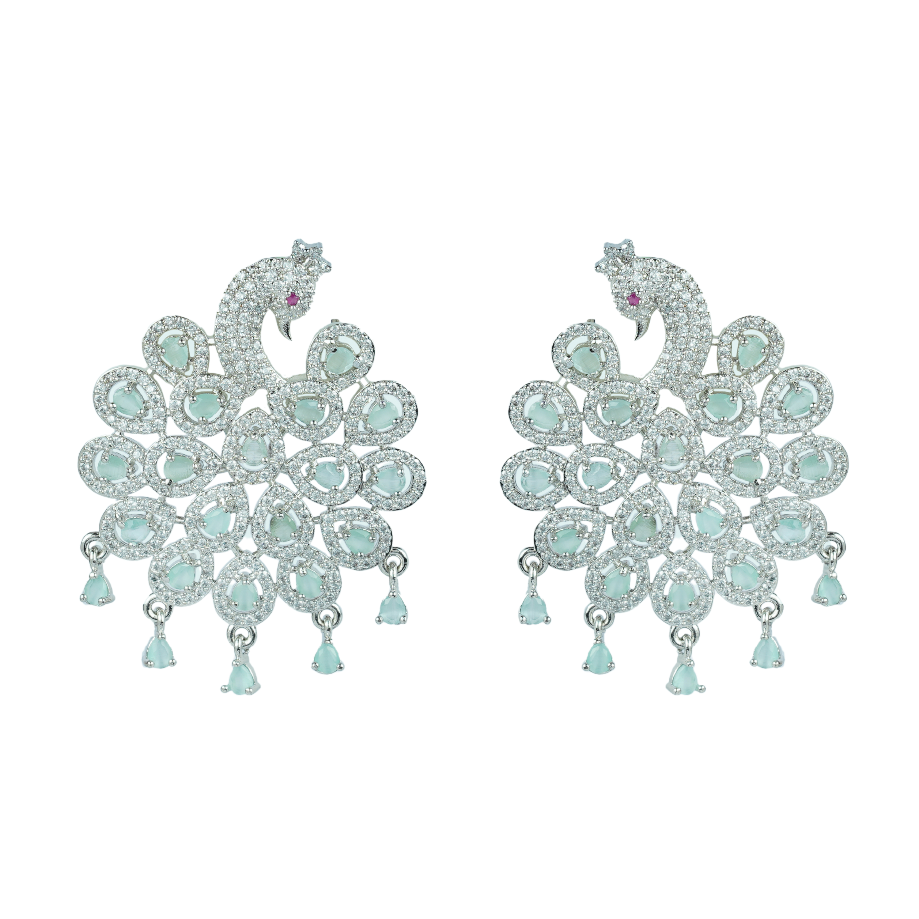 Solarion Peacock | Signature CZ Crystal Earring