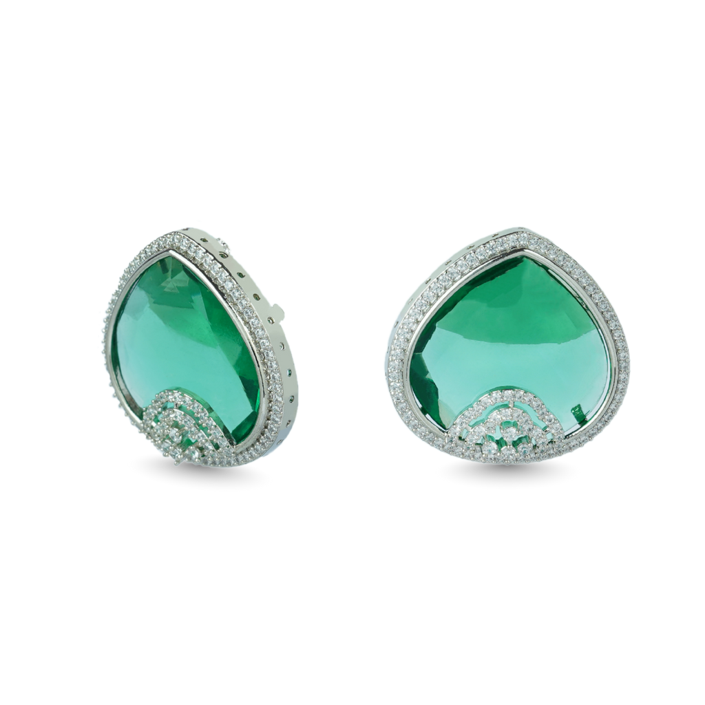 Solstice Shine | Premium CZ Crystal Stud Earring