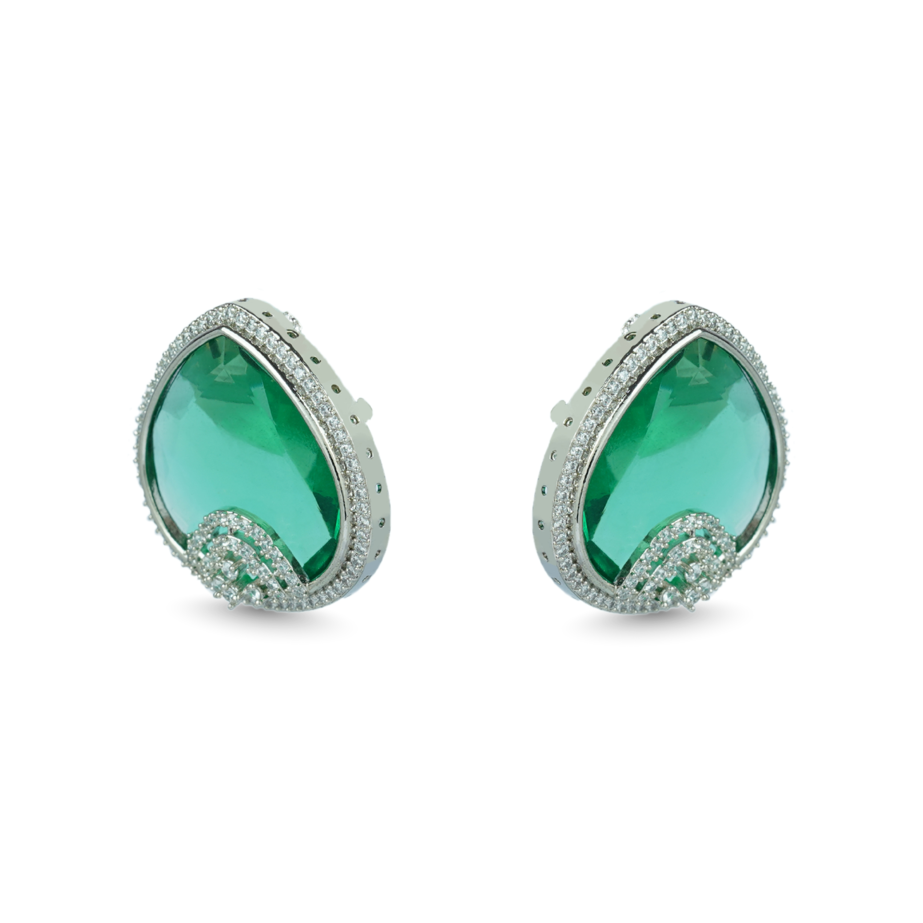 Solstice Shine | Premium CZ Crystal Stud Earring