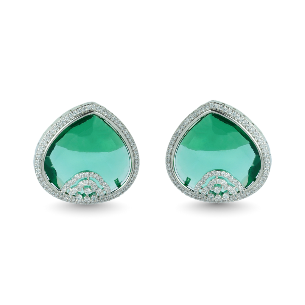 Solstice Shine | Premium CZ Crystal Stud Earring