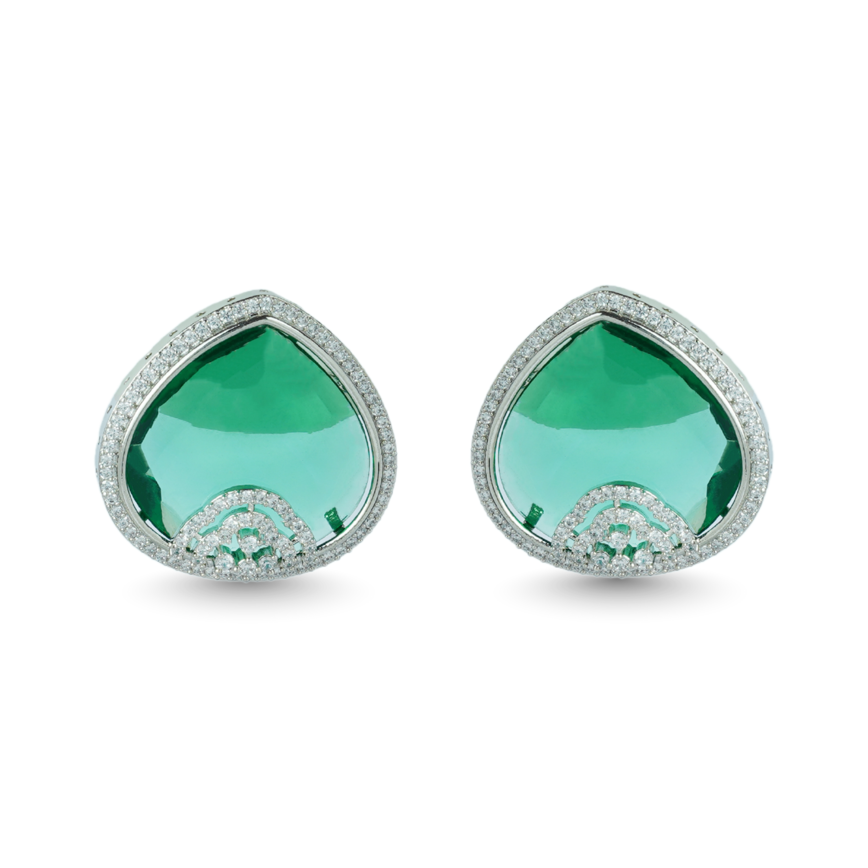 Solstice Shine | Premium CZ Crystal Stud Earring