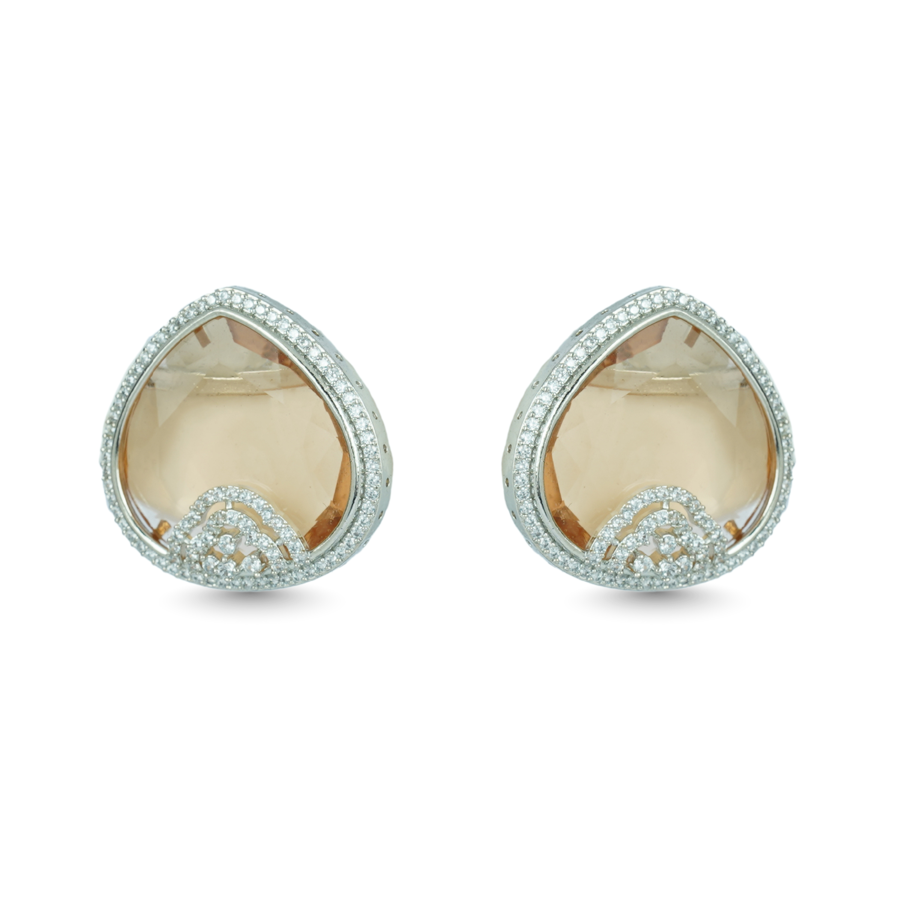 Solstice Shine | Premium CZ Crystal Stud Earring