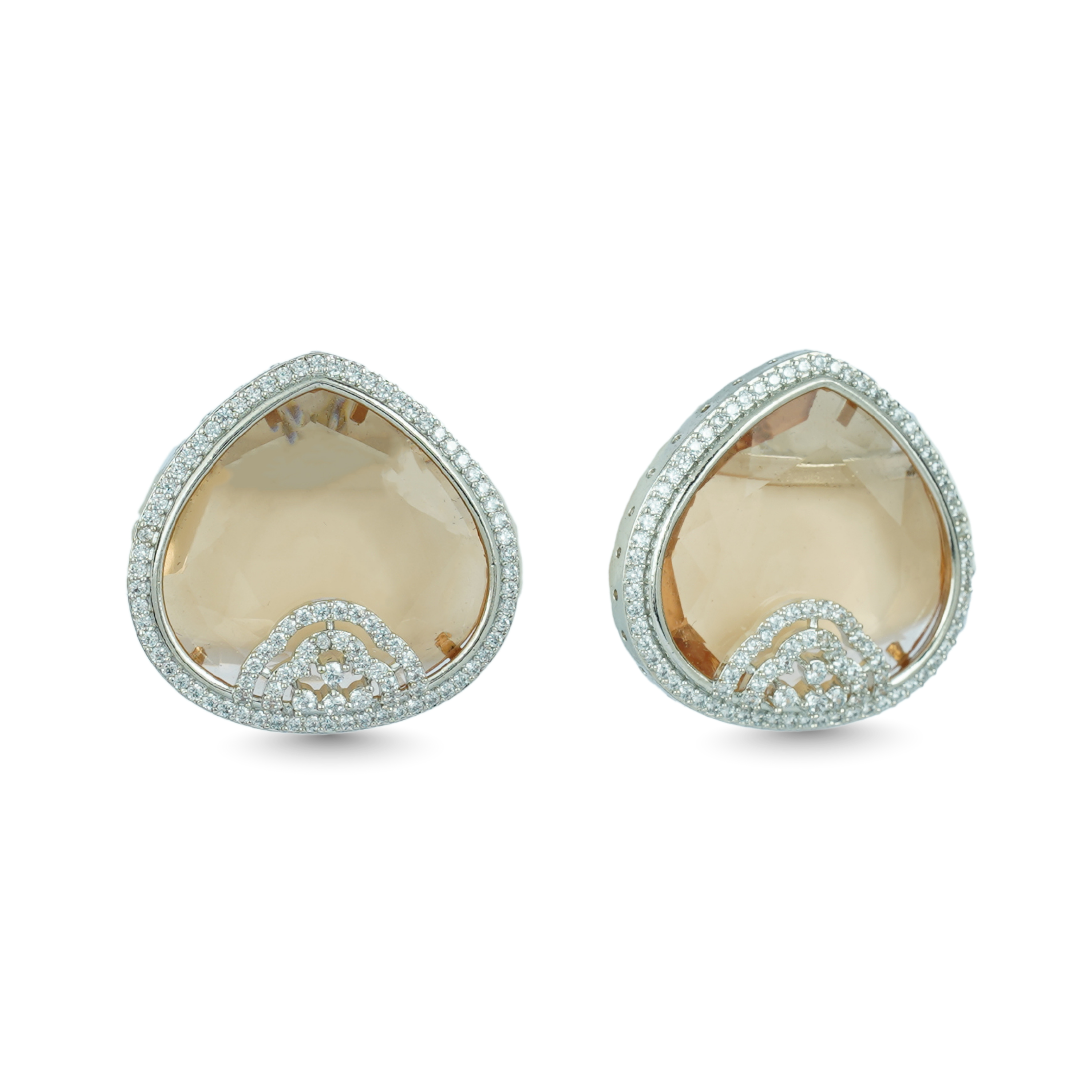 Solstice Shine | Premium CZ Crystal Stud Earring