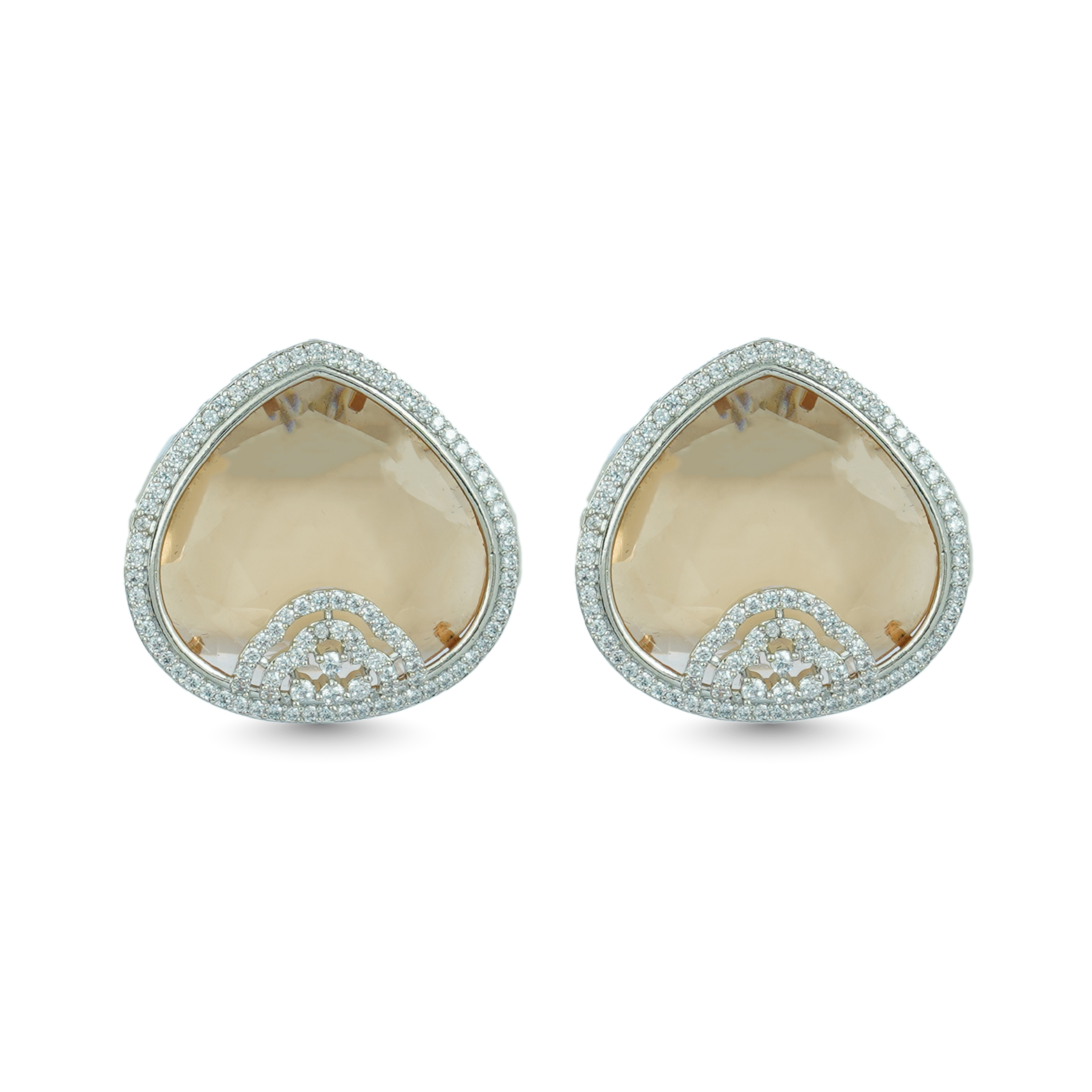 Solstice Shine | Premium CZ Crystal Stud Earring