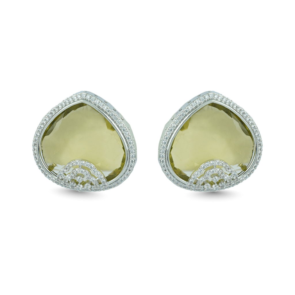 Solstice Shine | Premium CZ Crystal Stud Earring