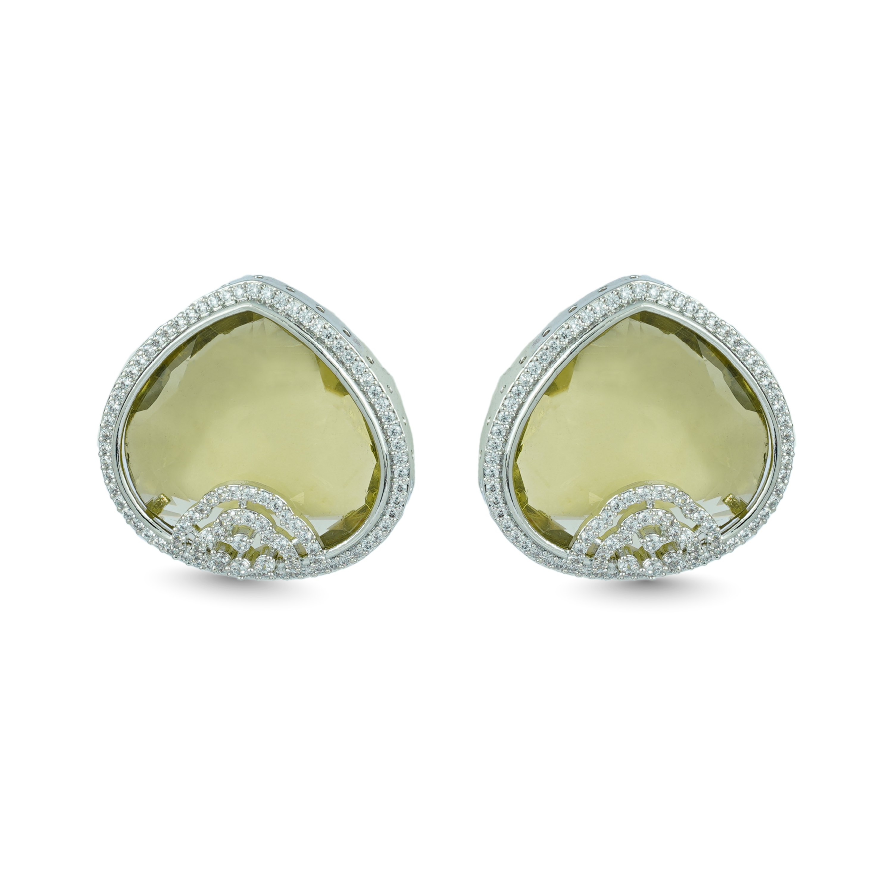 Solstice Shine | Premium CZ Crystal Stud Earring