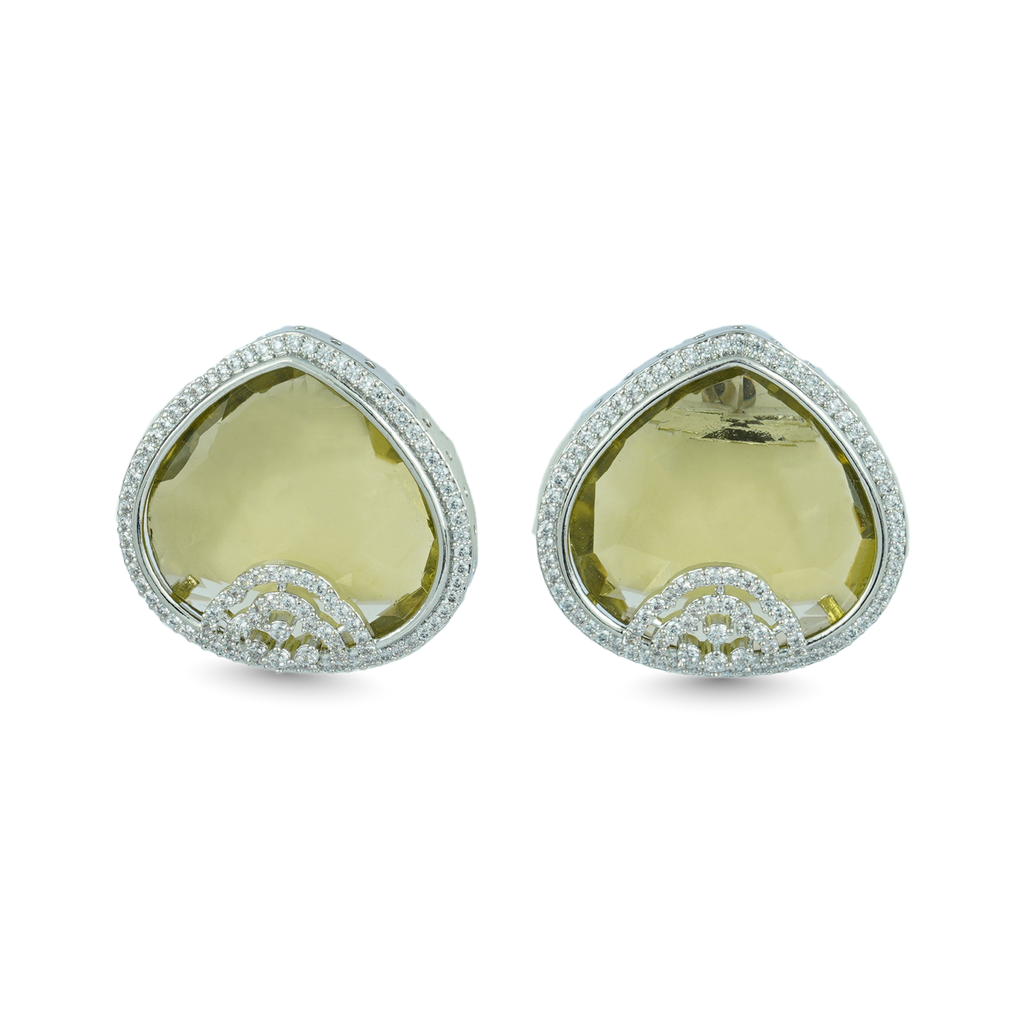 Solstice Shine | Premium CZ Crystal Stud Earring