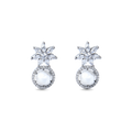Starry Pearl | Noire | Premium CZ Crystal Earring