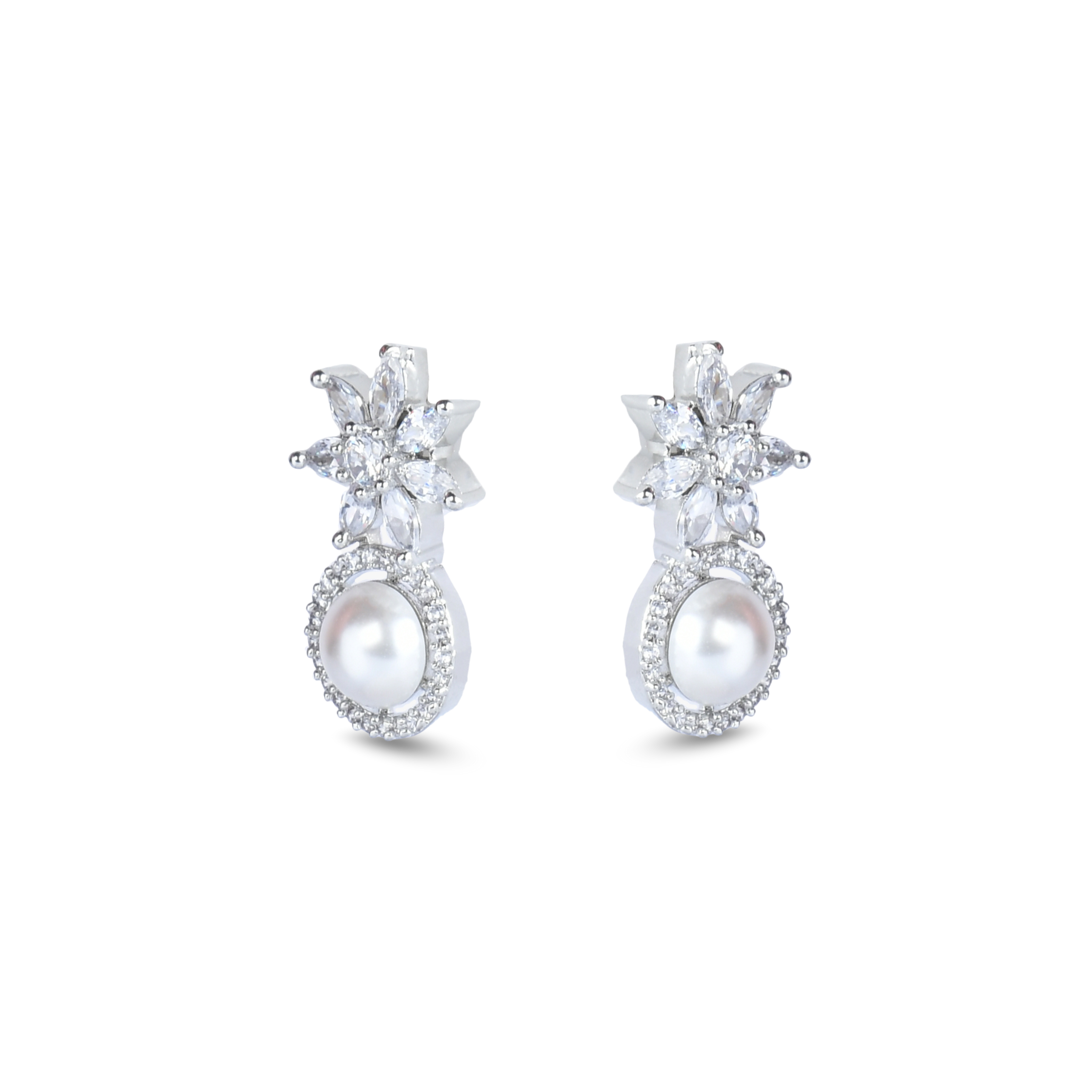 Starry Pearl | Premium CZ Crystal Earring