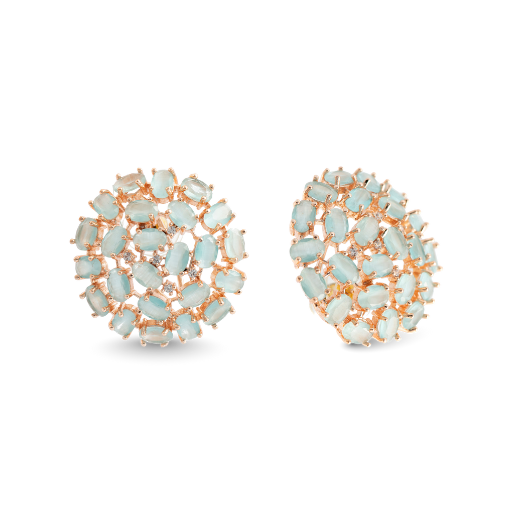 Sunburst Splendour | Luxury CZ Crystal Earring