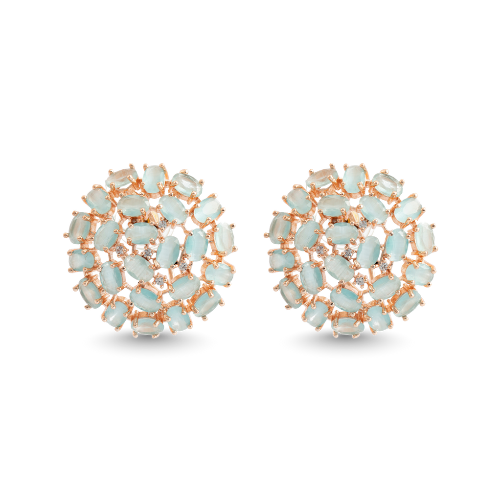 Sunburst Splendour | Luxury CZ Crystal Earring