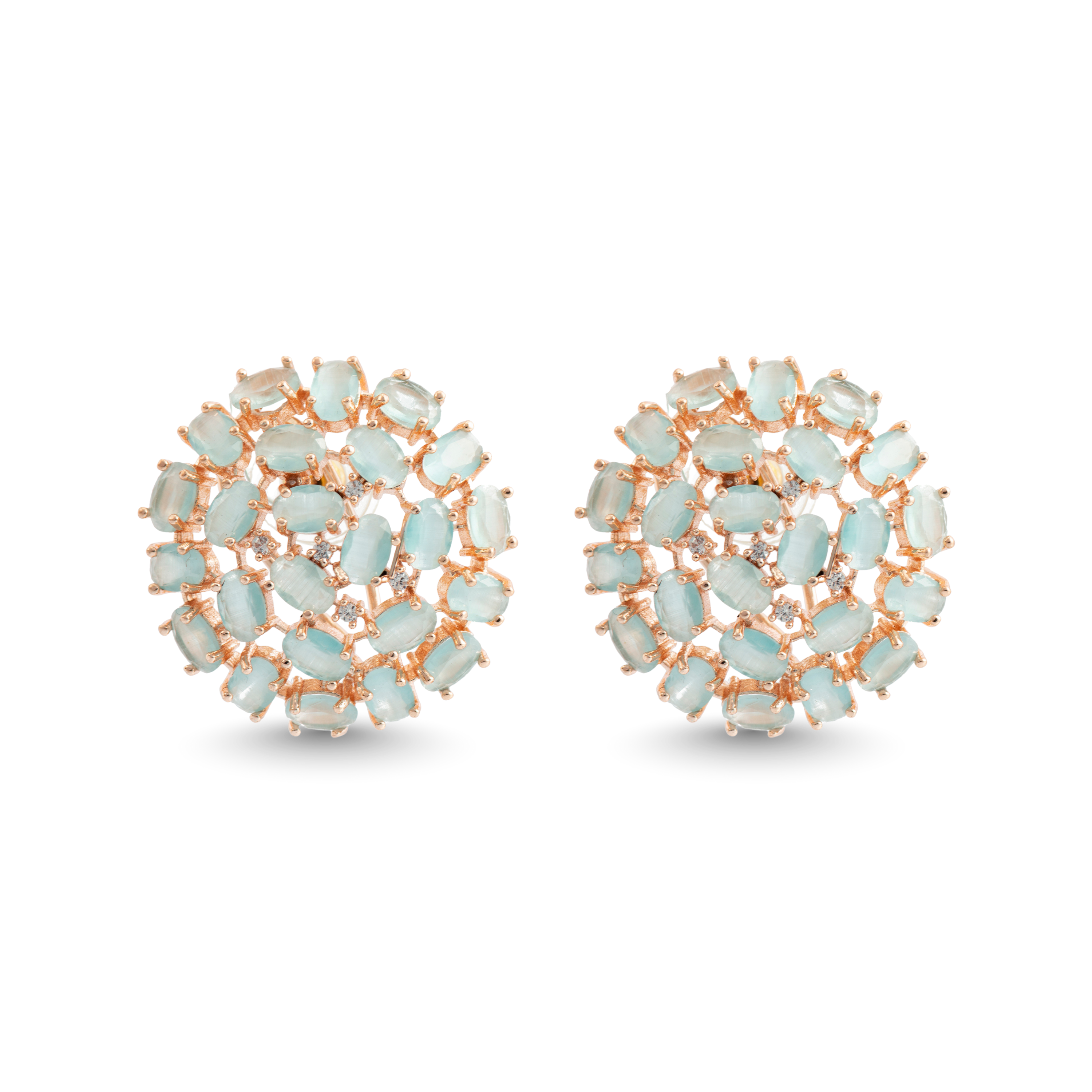 Sunburst Splendour | Luxury CZ Crystal Earring
