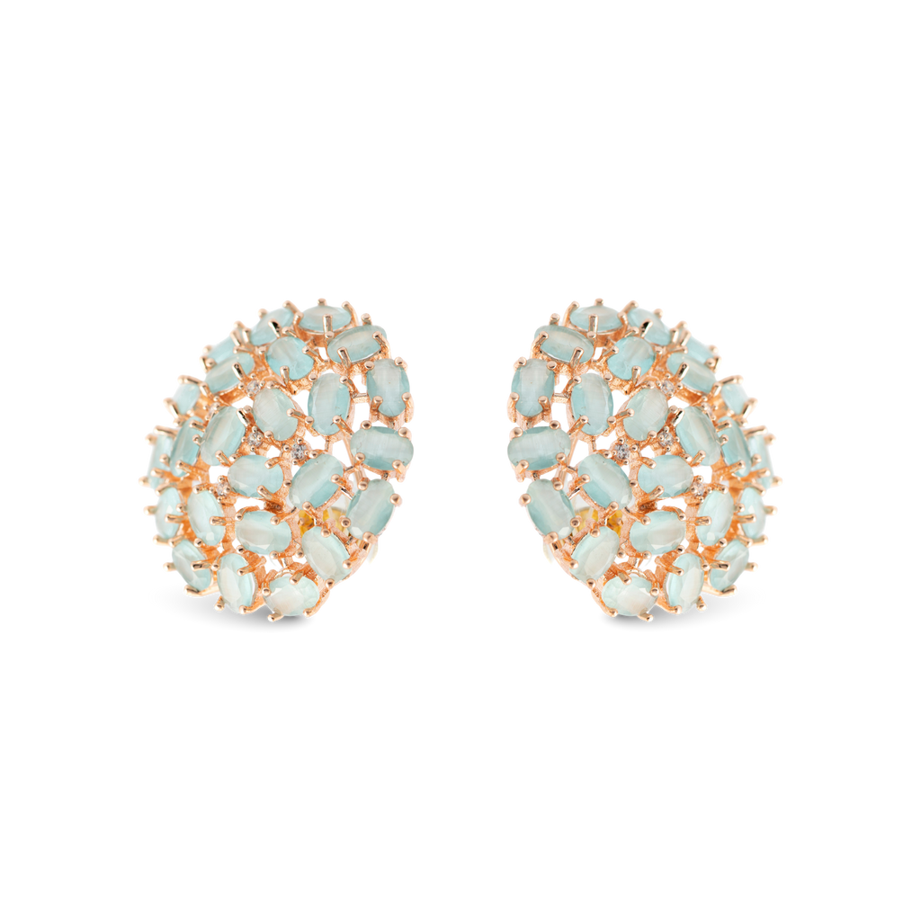 Sunburst Splendour | Luxury CZ Crystal Earring