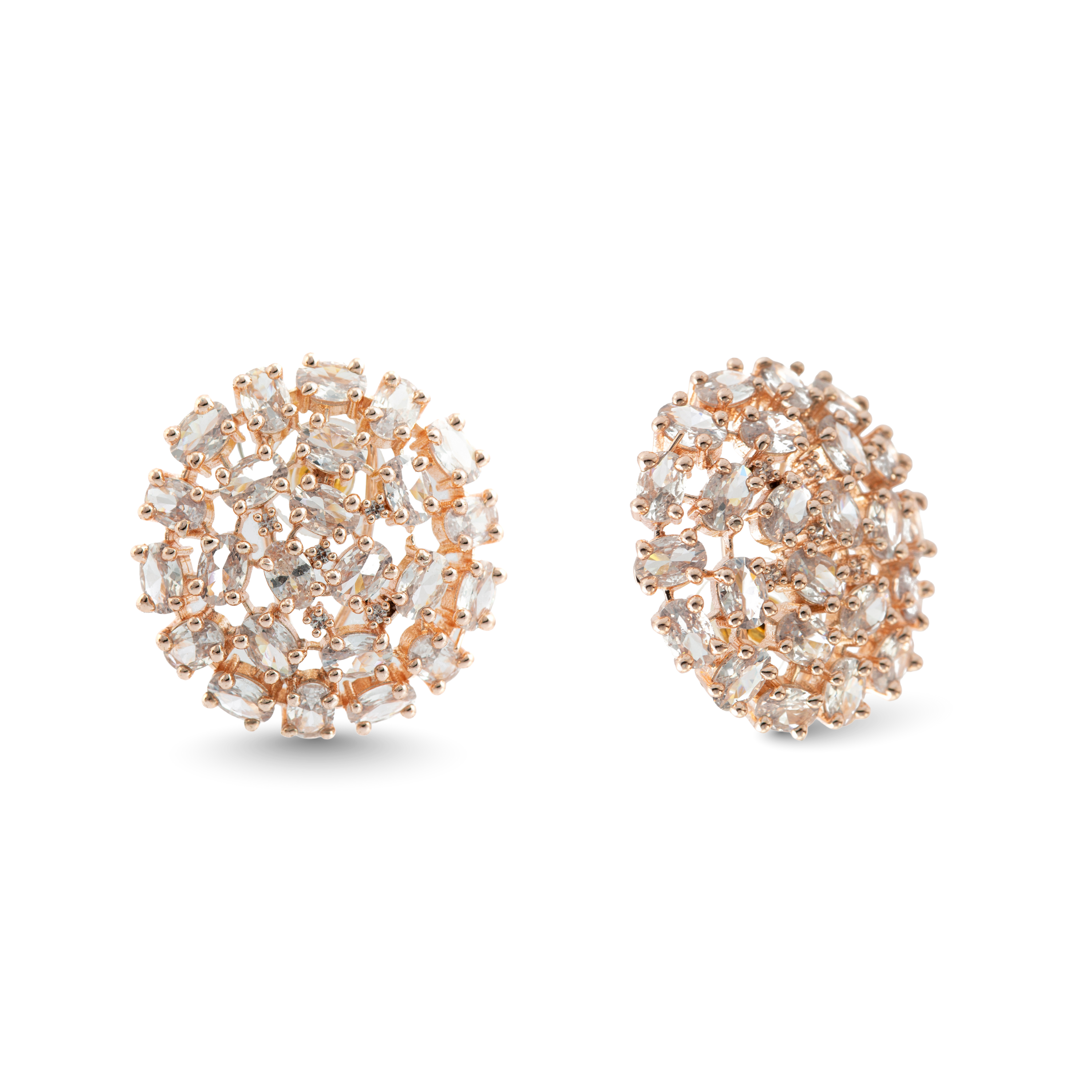 Sunburst Splendour | Luxury CZ Crystal Earring