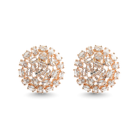 Sunburst Splendour | White | Luxury CZ Crystal Earring