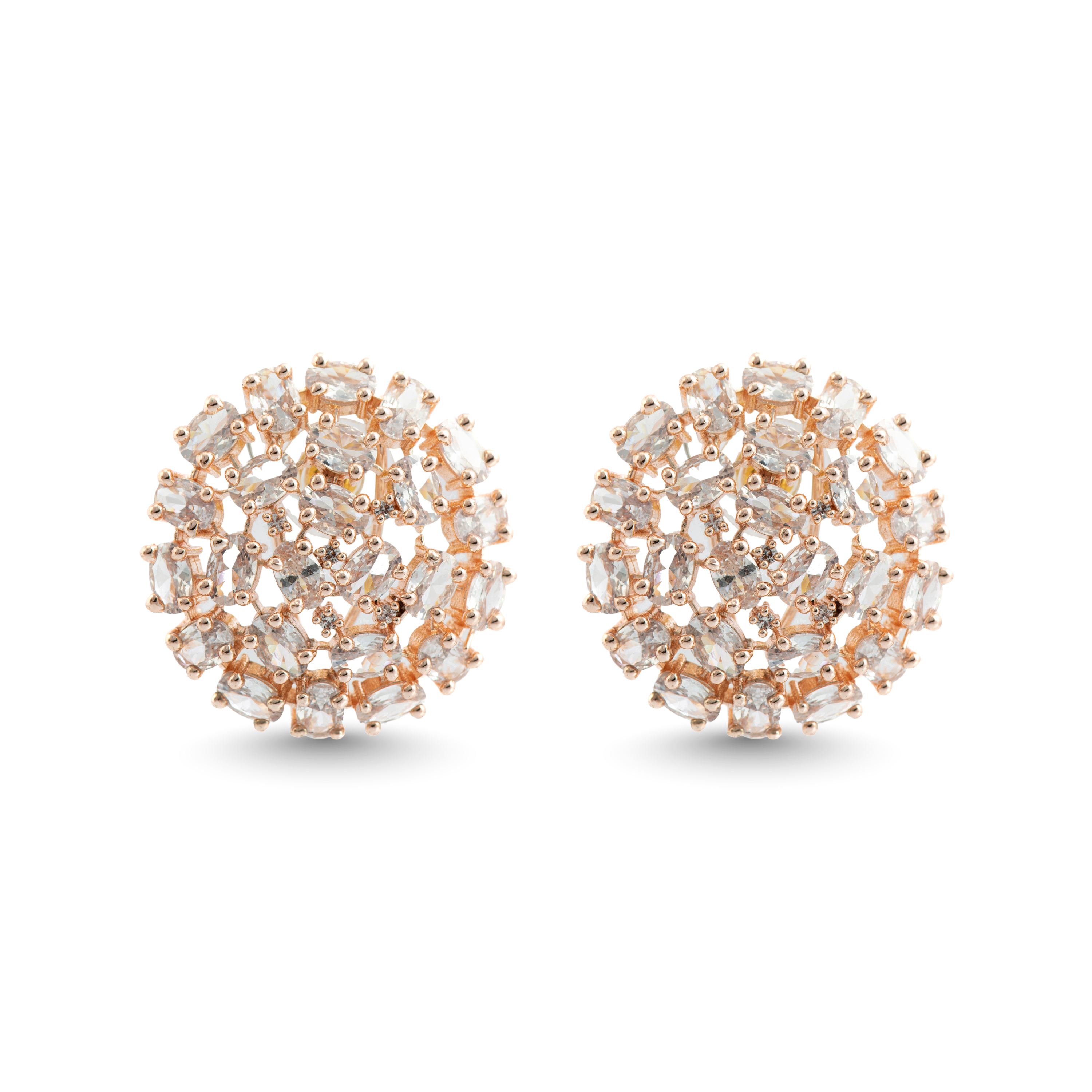 Sunburst Splendour | Luxury CZ Crystal Earring