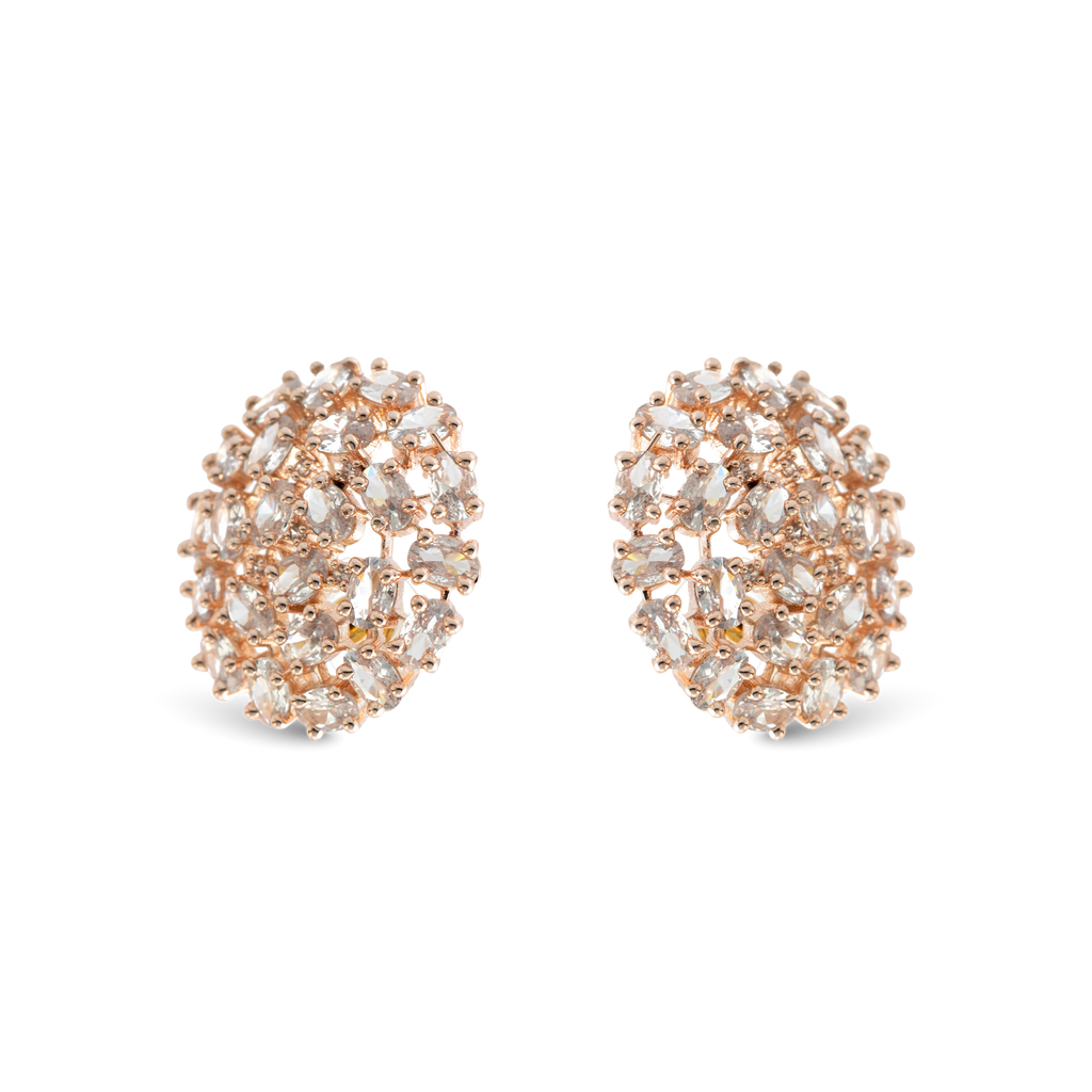 Sunburst Splendour | Luxury CZ Crystal Earring