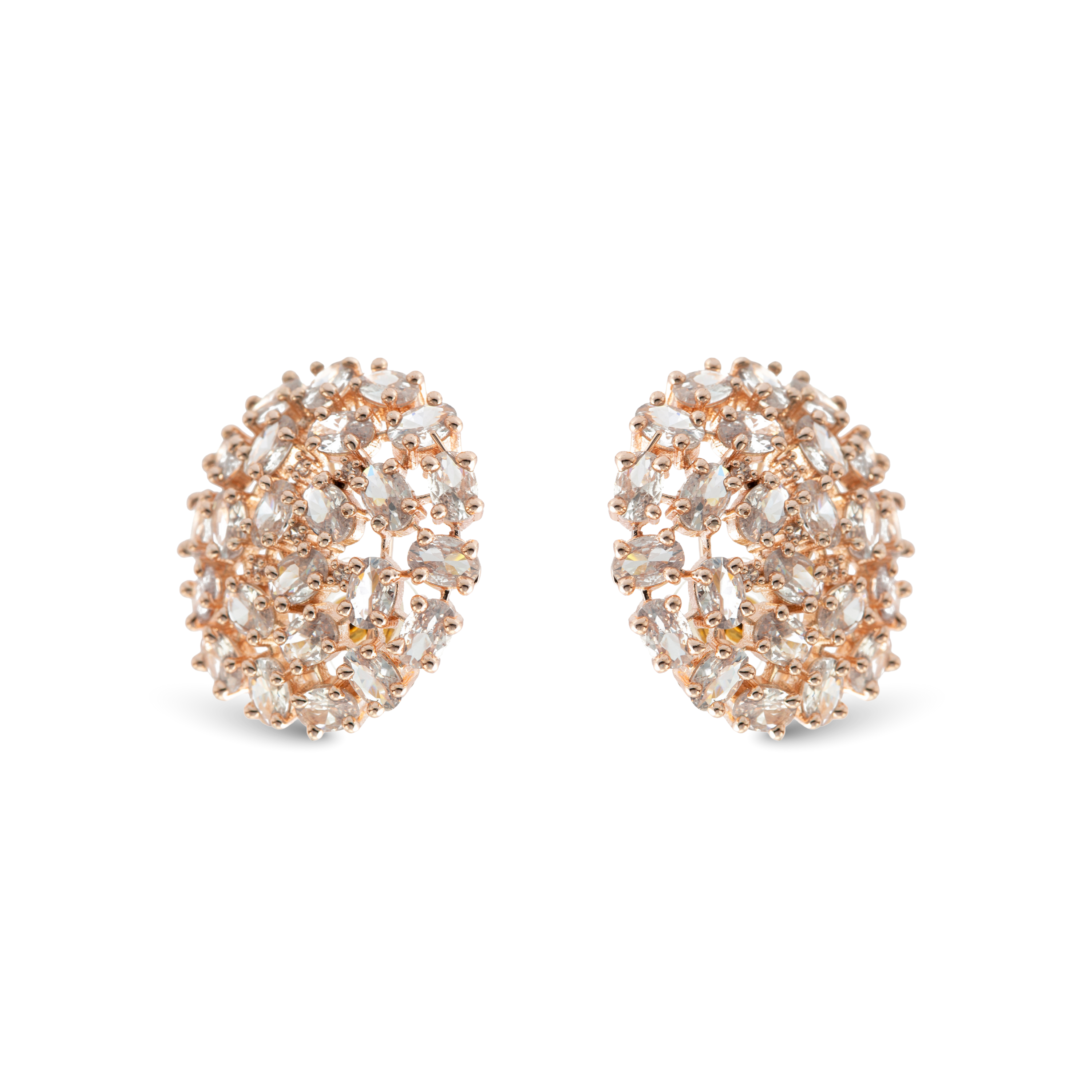 Sunburst Splendour | Luxury CZ Crystal Earring