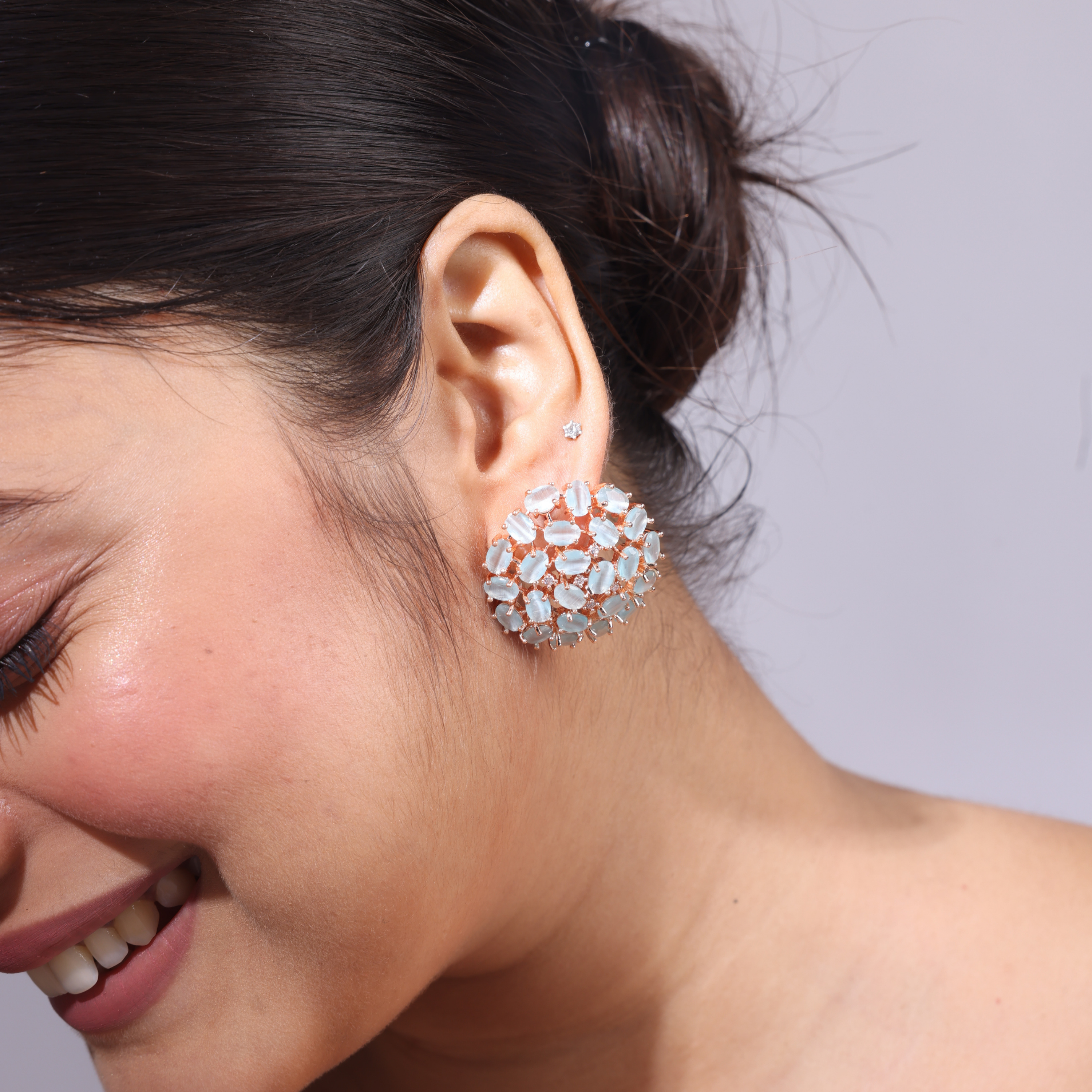 Sunburst Splendour | Luxury CZ Crystal Earring