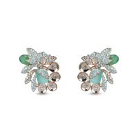 Orlane | Mint Green | Premium CZ Crystal Earrings