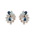 Orlane | Sapphire | Premium CZ Crystal Earrings