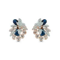 Orlane | Sapphire | Premium CZ Crystal Earrings