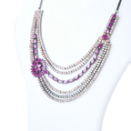The Jewel Jest | Premium CZ Crystal Matinee Necklace Set