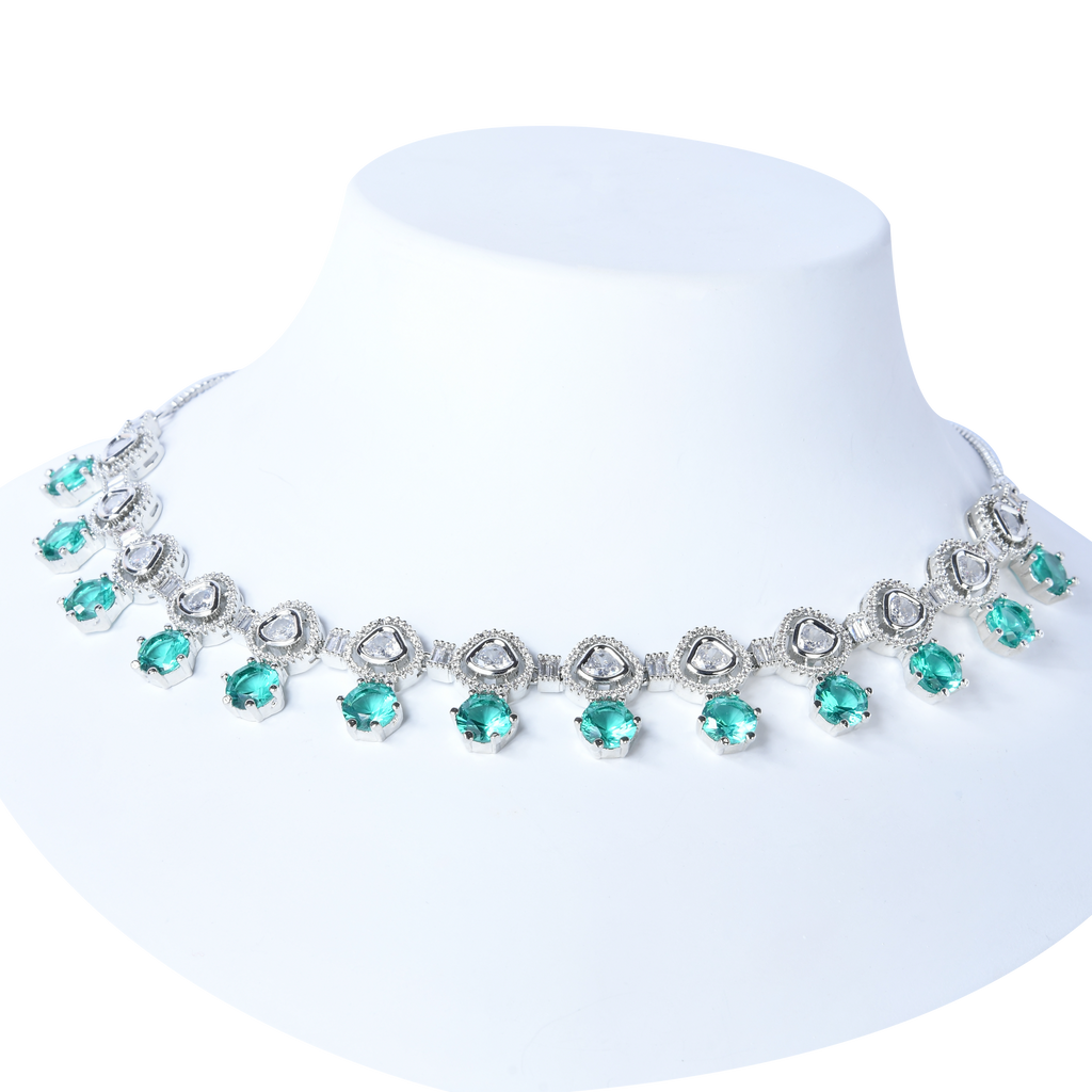 The Modest Decode | Signature CZ Crystal Necklace Set.