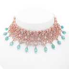 Tiara | Luxury CZ Crystal Necklace Set