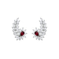 Tranquil Pop | Hydra Red | Luxury CZ Crystal Earring