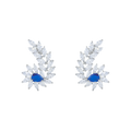 Tranquil Pop | Sapphire | Luxury CZ Crystal Earring