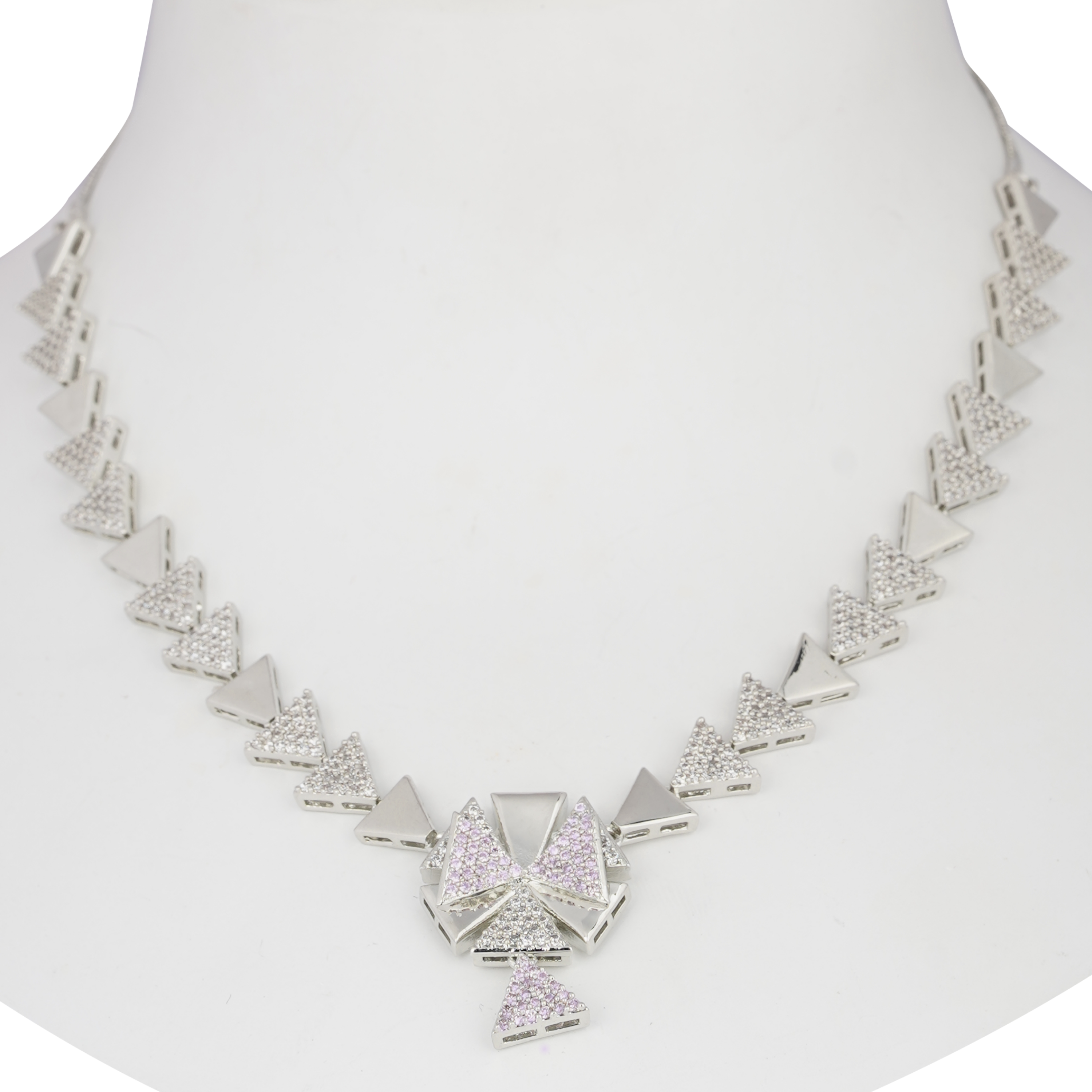 Trio Shimmer | Premium CZ Crystal Necklace Set
